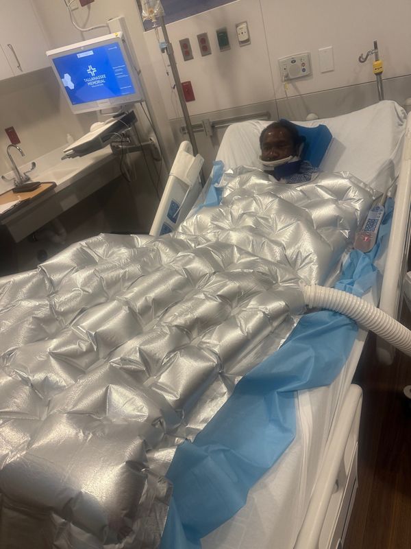 Vontago "Tago" Smith, 39, was severely injured Sept. 13, 2025, after a hit-and-run driver struck him on State Road 12 in Havana as he was walking home. He spent a month at Tallahassee Memorial HealthCare in the aftermath of the crash.