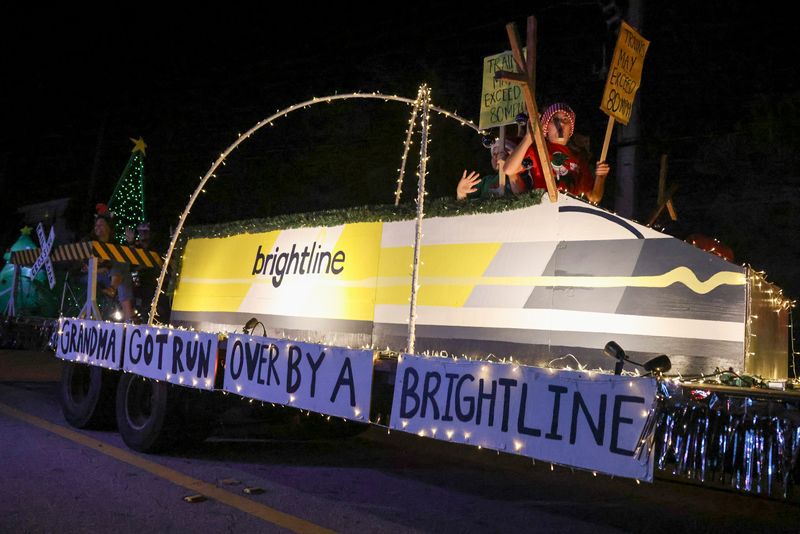 Thousands of people line Southeast Ocean Boulevard for the 64th annual Stuart Christmas Parade presented by the Visiting Nurse Association, Dec. 5, 2025.