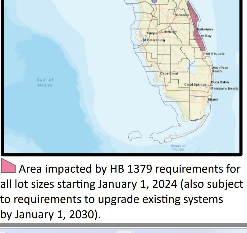 Owners with septic tanks along the Indian River Lagoon are subject to new rules in Florida.