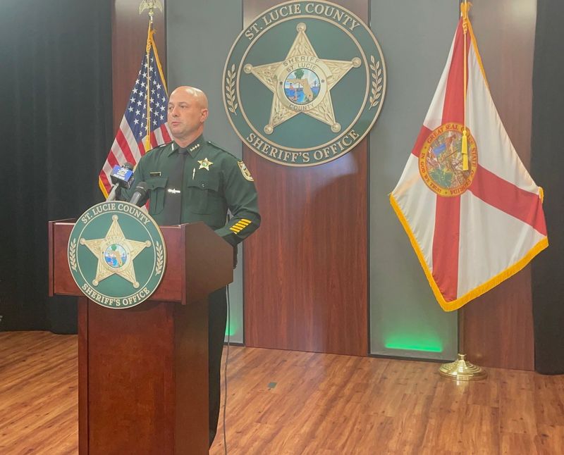 St. Lucie County Sheriff Richard Del Toro on Dec. 18, 2025.