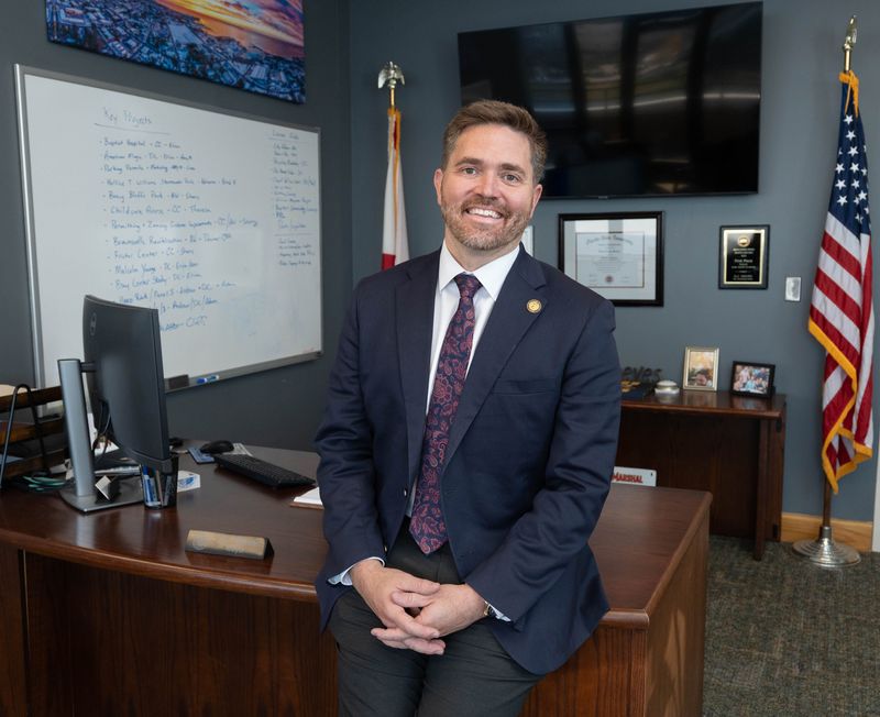 Mayor D.C. Reeves at City Hall in Pensacola on Dec. 19, 2025.