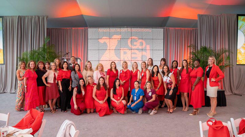 The American Heart Association's Go Red for Woman initiative is dedicated to raising awareness about cardiovascular disease among women.