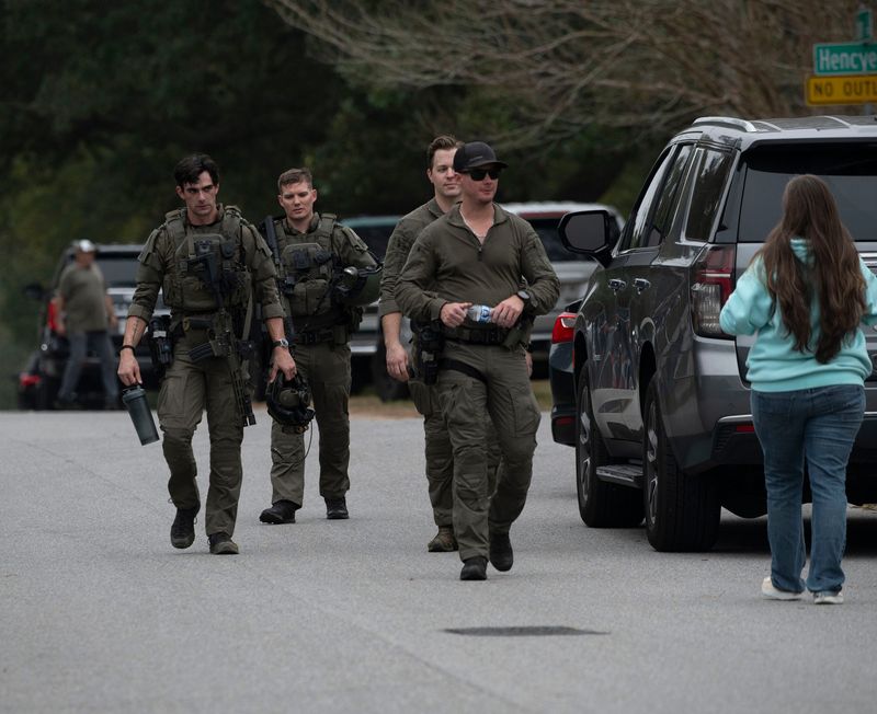 The Escambia County Sheriff's Office is one scene on Sandpiper Street in Northeast Escambia County on Jan. 8, 2026.