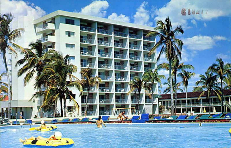 The Beach Club Hotel in Naples, circa 1978.