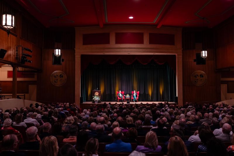 Hundreds attended filmmaker Ken Burns' Jan. 13 lecture at the Society of the Four Arts' Gubelmann Auditorium.