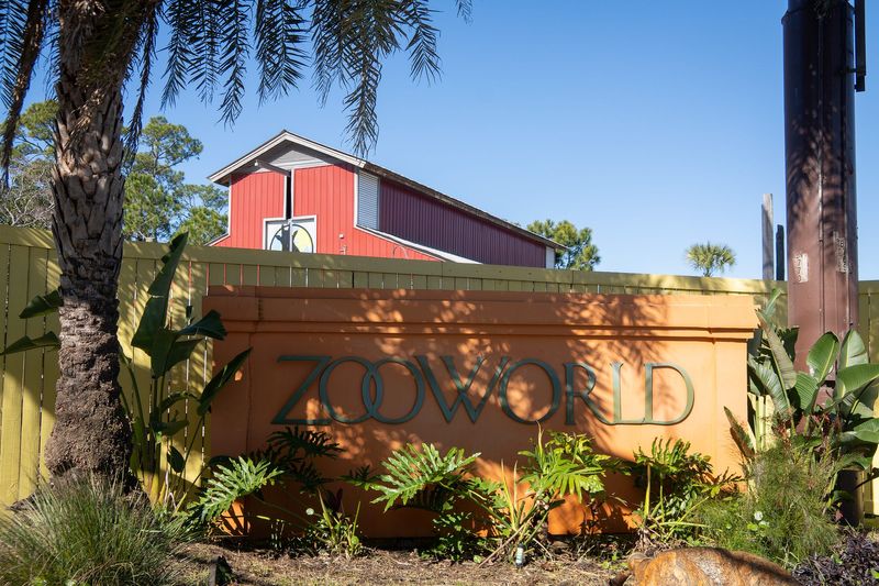 Zoo World is pictured after a fire on Jan. 15, 2026, in Panama City Beach, Florida.