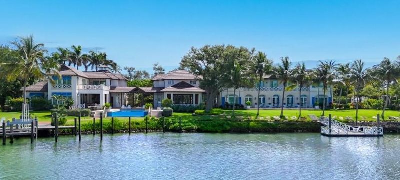 This waterfront estate in Port Royal recently sold for $55 million.
