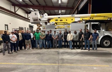 Lakeland Electric deployed a team of 21 employees to Rock Hill, South Carolina on Jan. 23 to provide mutual assistance recovering from potential impacts from Winter Storm Fern.