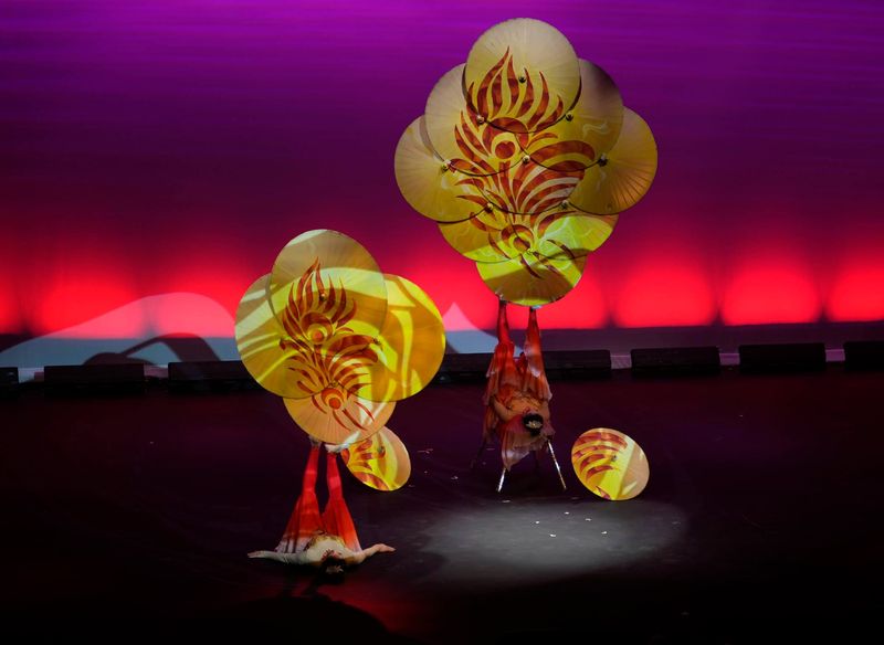 Amazing Acrobats Of Shanghai Circus perform at Glazer Hall on Jan. 22.