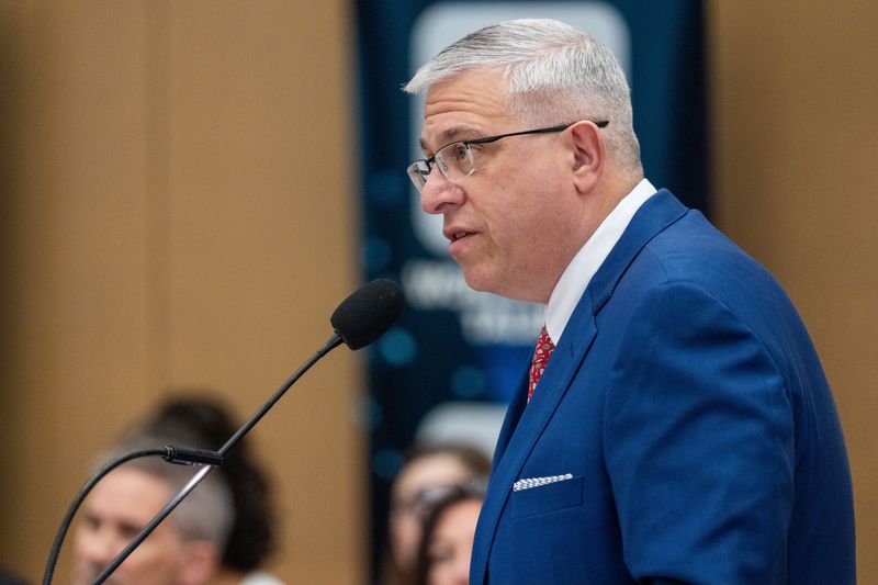 Board of Governors Chair Alan Levine speaks to the members of the Board of Governors during a meeting in the student union at Florida State University on Thursday, Jan. 29, 2026.