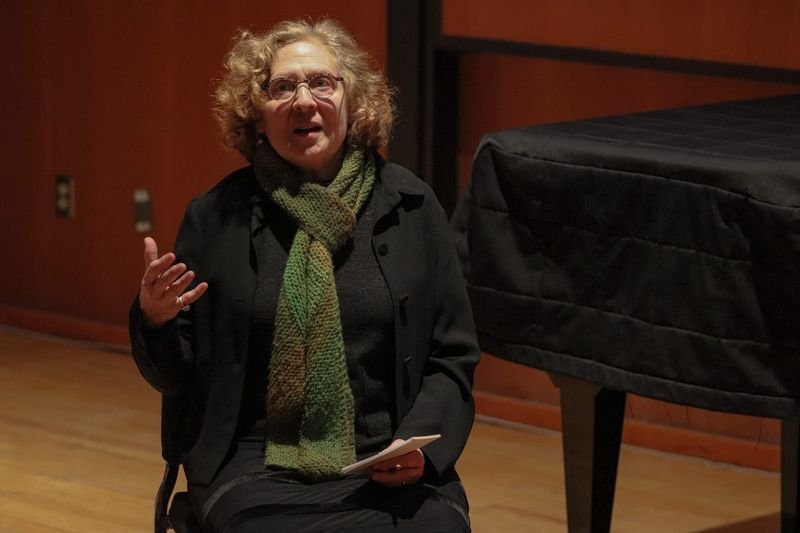 Pulitzer Prize winner Julia Wolfe performed "Fountain of Youth" at the 21st Biennial Festival of New Music on Jan. 31.