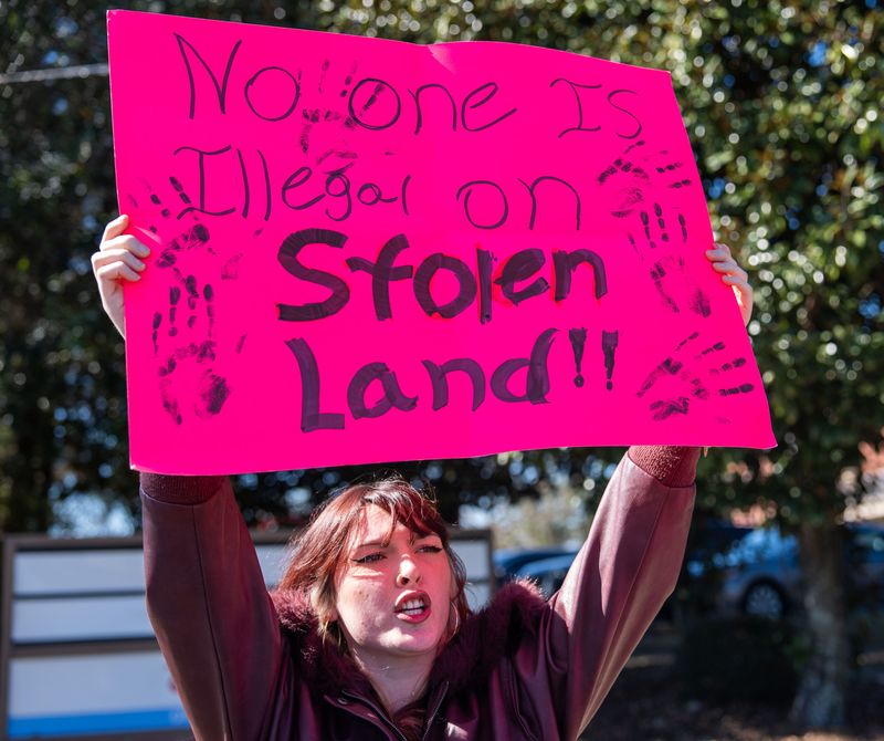 Students from Chiles High School walked out during lunch in protest of ICE on Friday, Feb. 6, 2026.