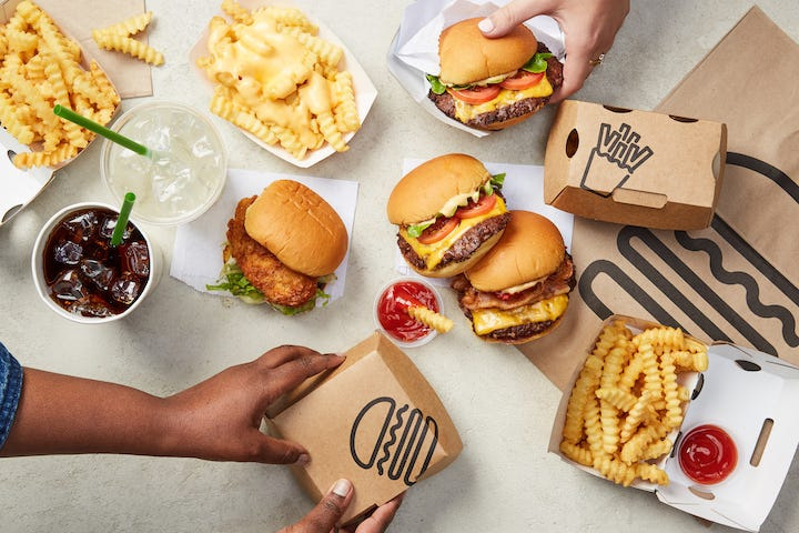 Shake Shack is dedicated to high quality ingredients and making a difference in the community through donating and volunteering.