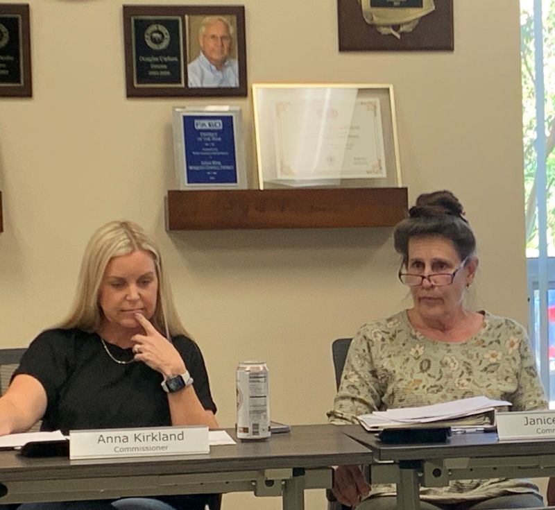 Anna Kirkland and Janice Broda were the only two Indian River Mosquito Control District board members at a special meeting called to discuss Executive Director Sherry Burroughs' contract Friday, Feb. 6, 2026.