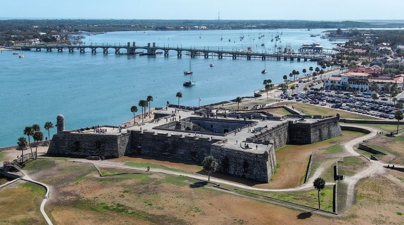 Dating back more than 330 years, the Castillo de San Marcos in St. Augustine, Florida, was built by the Spanish to defend Florida. It is the oldest masonry fortification in the continental United States.