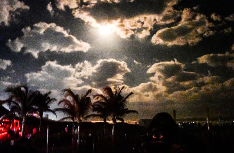 Launch of a SpaceX Falcon 9 rocket carrying 29 Starlink satellites into low-Earth orbit.
Launch was at 8:41 p.m. EST on Thursday, Feb. 18 from Launch Complex 40 at Cape Canaveral Space Force Station. Launch viewed from the deck of Coconuts.