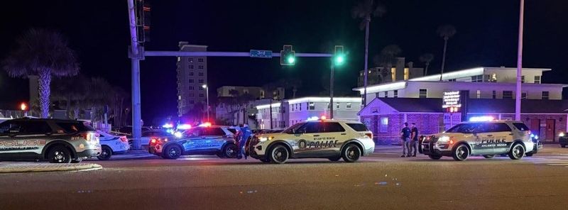 Jacksonville Beach police and city officials said four juveniles and one adult was injured when gunfire erupted Feb. 21 during a unpermitted "takeover event" near Beach Boulevard and Second Street as the Community First SeaWalk Music Festival was going on nearby at the SeaWalk Pavilion.