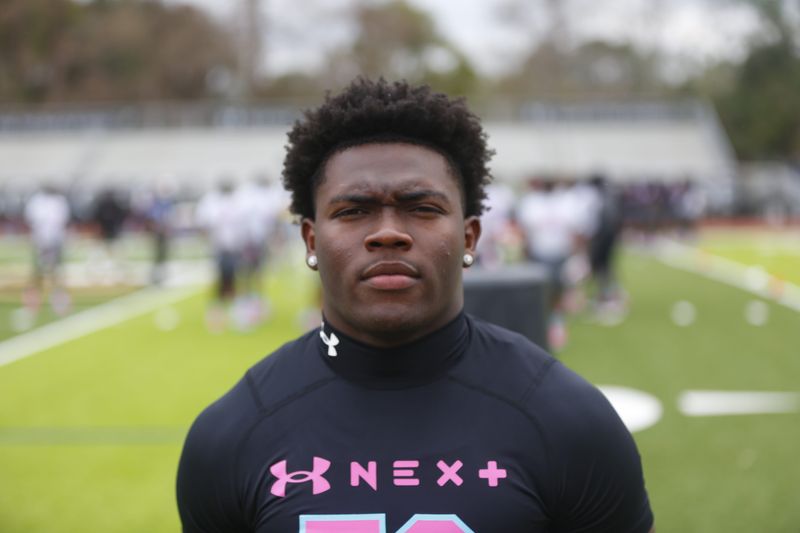 Tampa Jesuit LB Kaden Henderson at the Under Armour Next camp in Orlando, Feb. 22, 2026