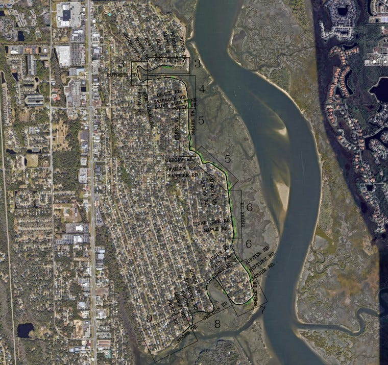 St. Augustine's Shore Drive Trail.