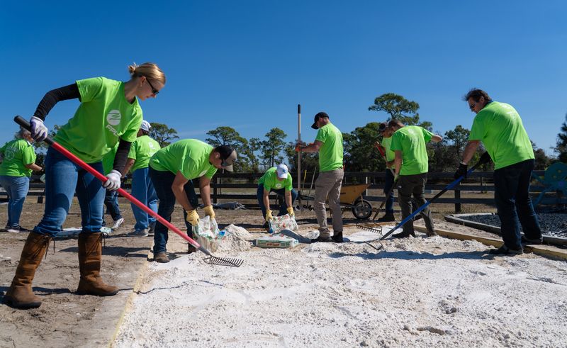 More than 15 volunteers from Florida Power & Light pitched in this past week with beautifying and maintenance efforts at The Ranch of Easterseals Southwest Florida – part of FPL's 18th annual Power to Care Week. The Ranch helps people with disabilities discover new strength and potential through equine therapy and recreation. “It isn’t just what it means to Easterseals, but it’s what it means to children with such varying degrees of disabilities,” said Kent Jimison of Easterseals Southwest Florida.