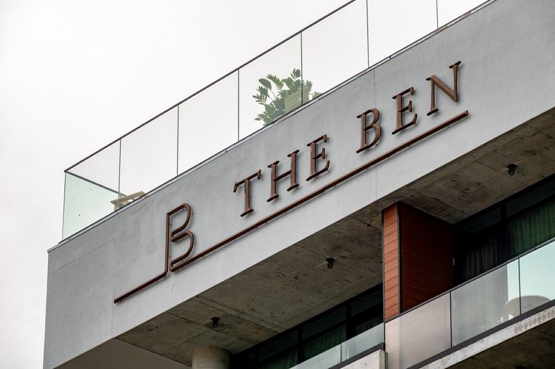 The Ben hotel, pictured in February 2020.