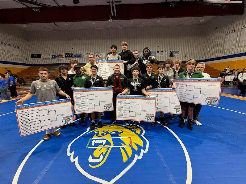 St. John Neumann won the Region 1A-3 wrestling title on Saturday, Feb. 28, 2026.