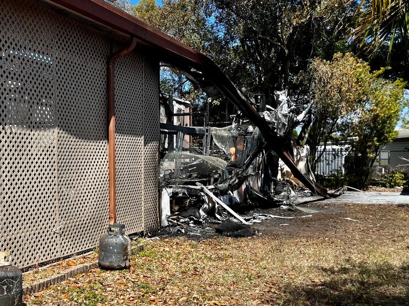 Lakeland firefighters responded to a mobile home fire off Pine Ridge Drive that killed one person on March 1.