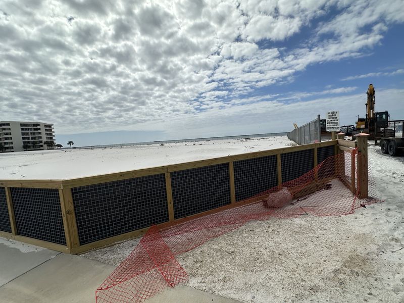 This is the parcel the state bought on Holiday Isle to be used for a public park. This photo was taken on March 3.