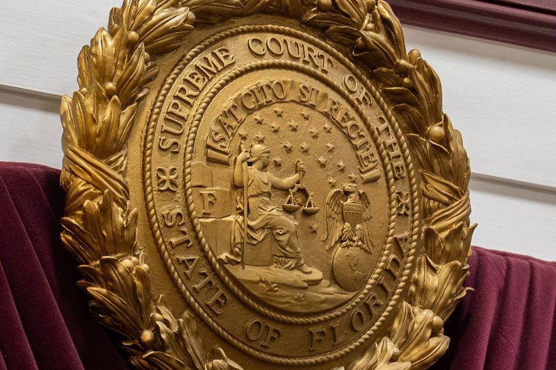 The Florida Supreme Court emblem.