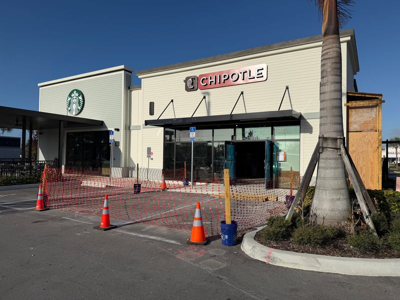 A sign for a new Chipotle Mexican Grill can be seen next to the Starbucks at 2039 S. U.S. 1 in Fort Pierce the morning of March 5. This will be the second Chipotle in Fort Pierce.