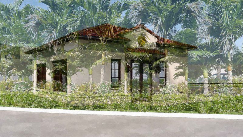 A rendering shows a proposed generator building at President Donald Trump's Mar-a-Lago. The 763-square-foot structure would house two 400-kilowatt generators.
