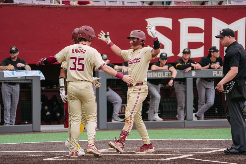 FSU baseball's John Stuetzer celebrates a home run against Northern Kentucky on Sunday, March 8, 2026 at Dick Howser Stadium