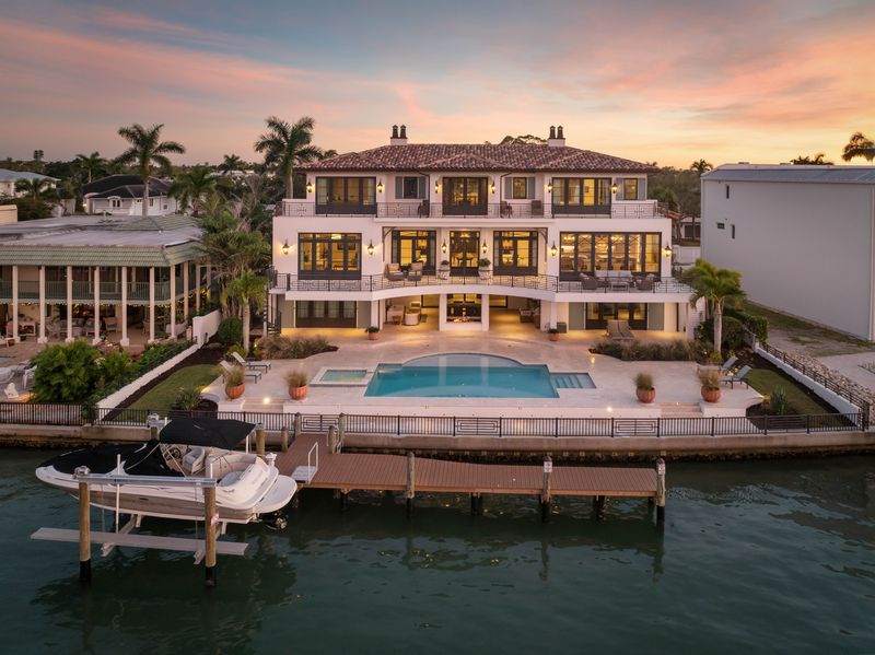 1356 Harbor Drive, a waterfront home in Harbor Acres on Sarasota’s Bay sold in an off-market transaction for $14,750,000. The home comes with five bedrooms, seven bathrooms, a pool, hot tub, fire pit, summer kitchen and 60-by-7 foot boating dock.
