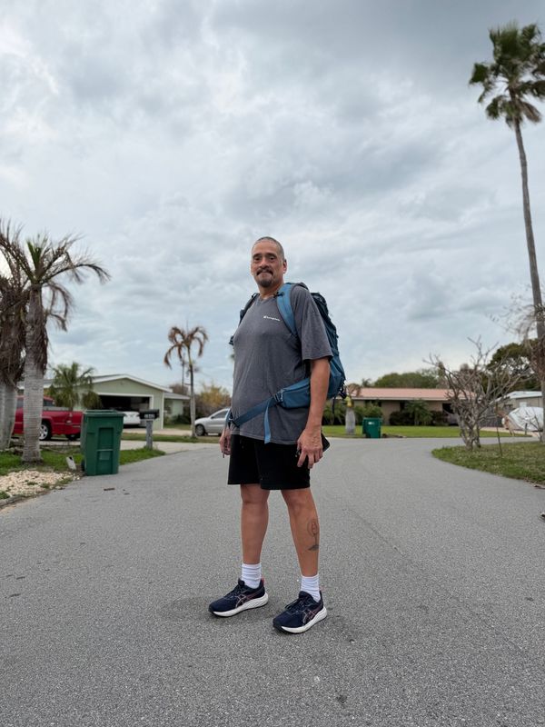 Engagement editor John A. Torres trains for his el Camino walk.