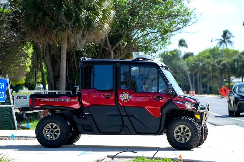 A new quick-response, golf-cart size vehicle is being used by Palm Beach Fire-Rescue crews to respond to incidents in areas where traffic congestion would otherwise slow down or even trap a larger vehicle.
