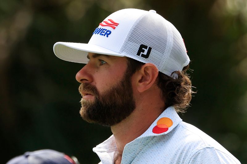 Cameron Young walks down the fifth fairway during the third round of The Players Championship PGA golf tournament at TPC Sawgrass, Saturday, March 14, 2026, in Ponte Vedra Beach, Fla. [Corey Perrine/Florida Times-Union]