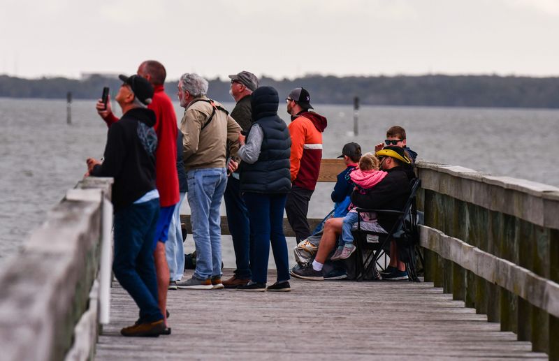 Did you see it? SpaceX launches rocket into clouds Thursday morning