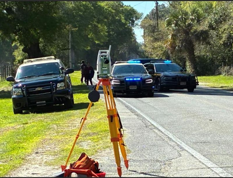 FHP troopers at the scene of a fiery deadly crash in Ocklawaha on March 22, 2026.