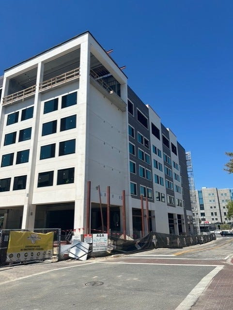 The new AC Hotel by Marriott in downtown Ocala is shown under construction on March 23, 2026.