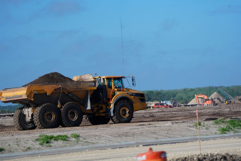 Construction on the new Kingston Development off of Corkscrew Road continues on Monday, March 30, 2026.
