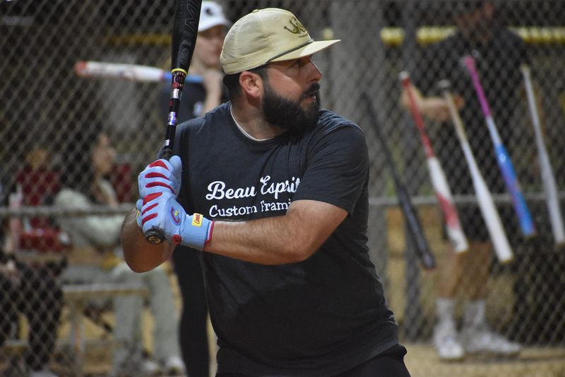 Roman Donofro of Beau Esprit Custom Framing knocked in six runs in their win over Campbell's Tree Care.