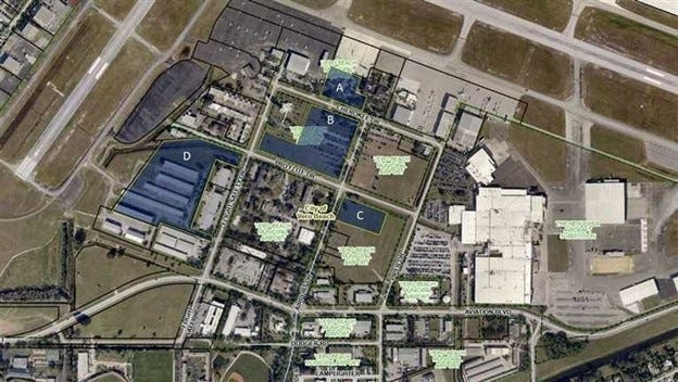 Diversified Realty Development Co. has proposed a lease agreement that would build a new terminal (D) and parking area at the Vero Beach Regional Airport.