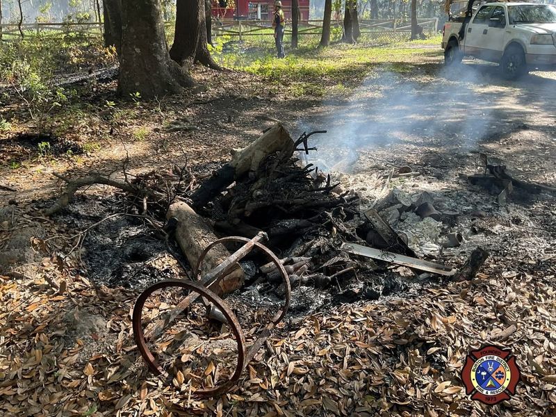 Burton Fire District responded to four illegal/trash fires around Burton when the South Carolina Forestry Commission had a burn ban in effect.