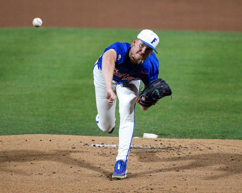 Florida baseball Aidan King made his seventh start against Ole Miss at Condron Ballpark on Friday, April 3