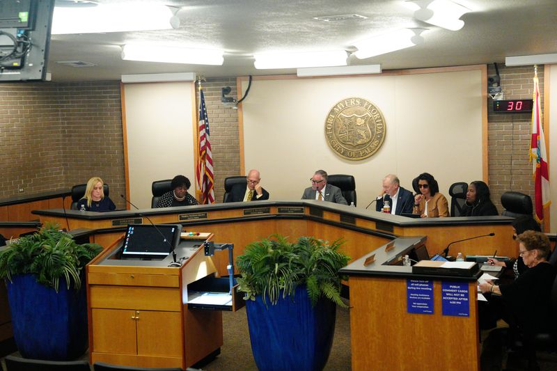 Scenes from the Fort Myers City Council meeting on Monday, April 6, 2026.