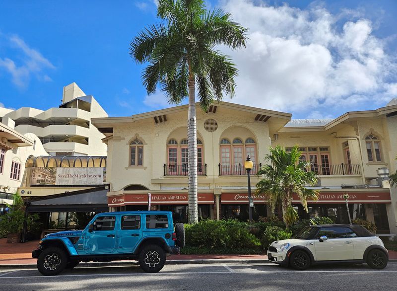 The existing Mira Mar Apartment complex as seen earlier this year, prior to Caragiulo's Italian American Restaurant closing.