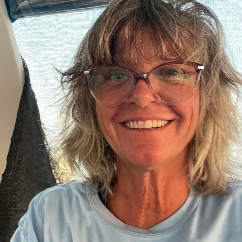 Lynette Hooker is pictured in a selfie posted on Facebook.