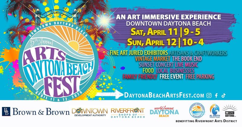 The fifth annual Daytona Beach Arts Fest takes place April 11 - 12.