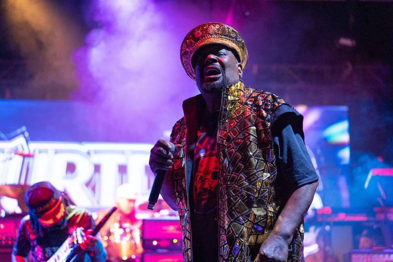 George Clinton performs at inaugural P-Funk Festival held at Phipps Farm on Saturday, April 11, 2026.