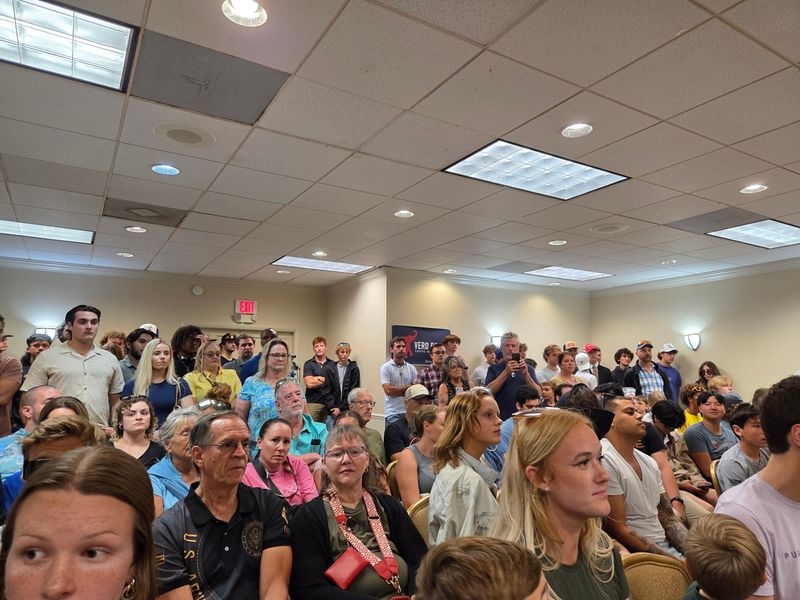 James Fishback is getting national attention from young conservatives and far-right groups, including his January appearance on conservative political activist and commentator Tucker Carlson’s podcast. Taken April 11, 2026, at Ocean Breeze Inn in Vero Beach.